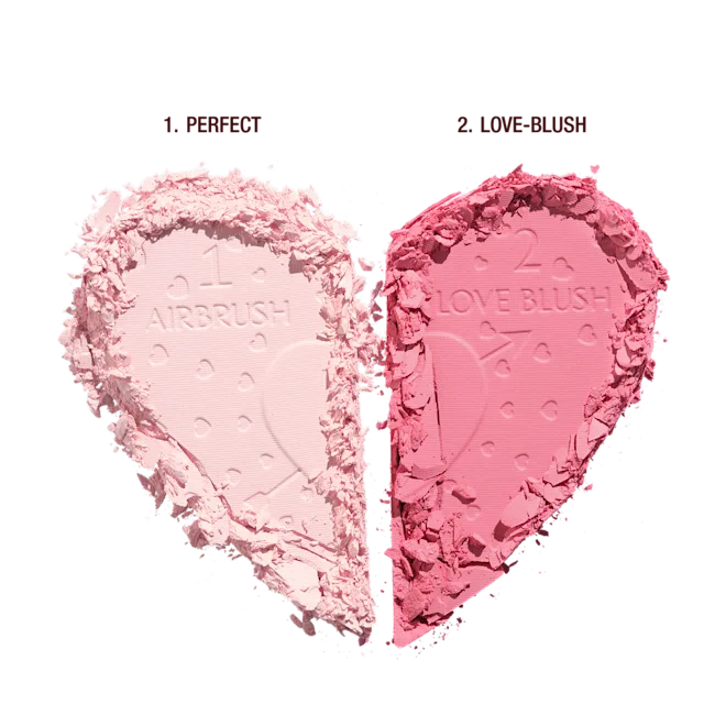 Charlotte Tilbury Flawless Finish Brightening and Blush Powder Palette