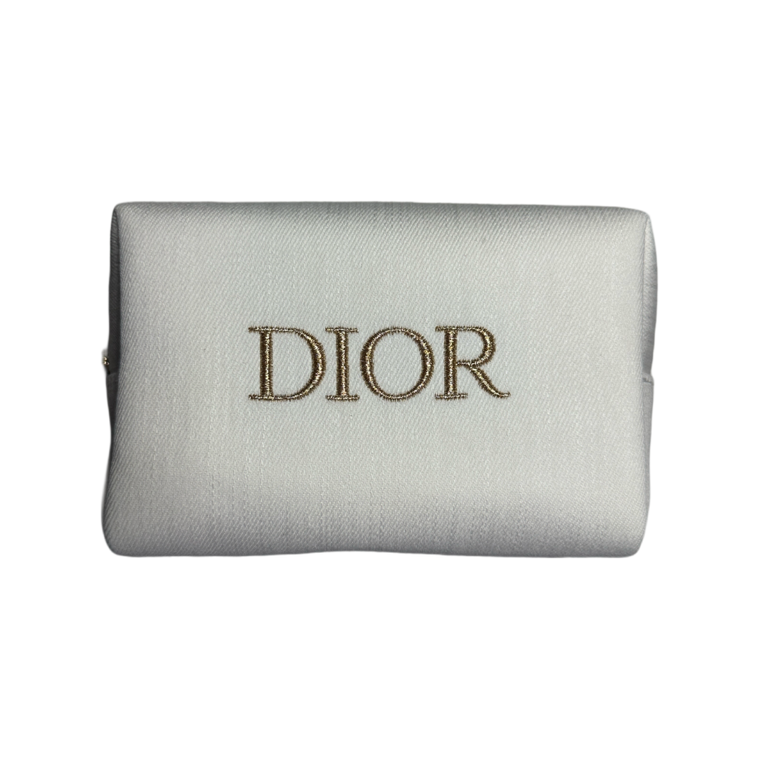 Dior Beauty Denim Cosmetic Pouch Bag